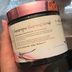Brand new Champagne charcoal scrub
